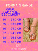 Sandália Feminina Rasteira Dahazz