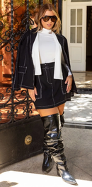 Conjunto Leticia  Blazer + Short saia