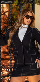 Conjunto Leticia  Blazer + Short saia