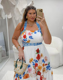 Vestido Midi Floral