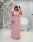 Vestido Marrant com Alças Babado