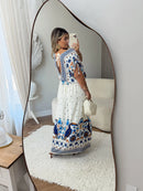 Vestido Manga Morcego