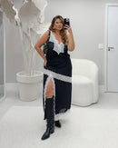 Conjunto Longo Renda Contrast