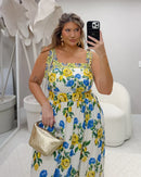 Vestido Longo Limões Sicilianos