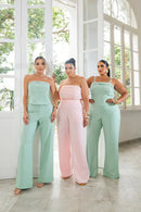 Conjunto Corselet em Renda com Pantalona