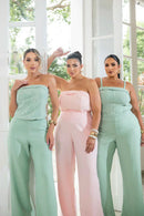 Conjunto Corselet em Renda com Pantalona