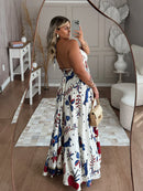 Vestido Lenço Estampado