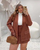 Conjunto Leticia  Blazer + Short saia