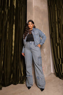 Conjunto Denim Clássico Jeans