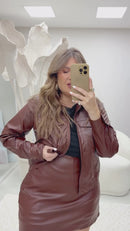Jaqueta Sabrina Couro